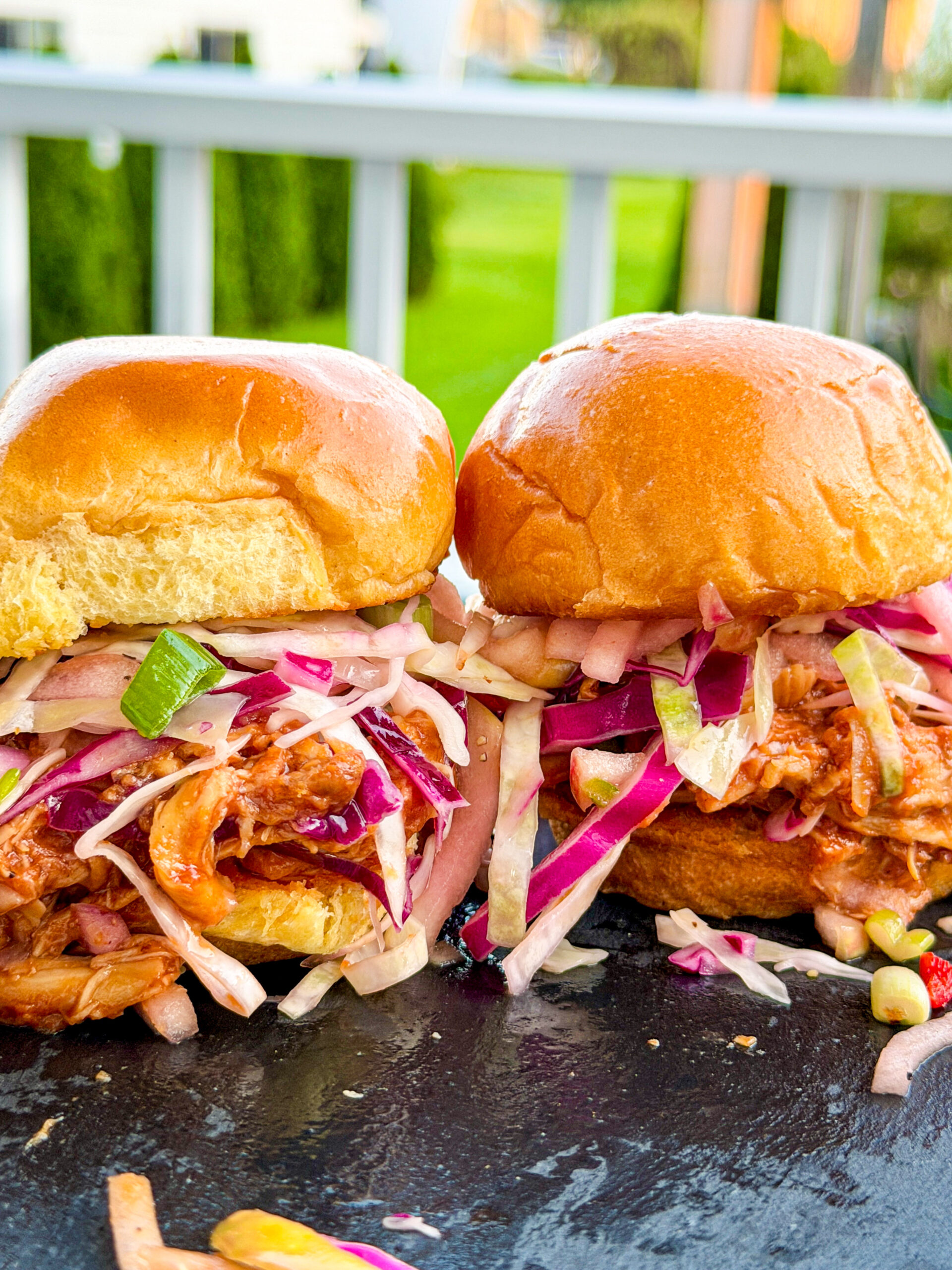 BBQ Rotisserie Chicken Sliders