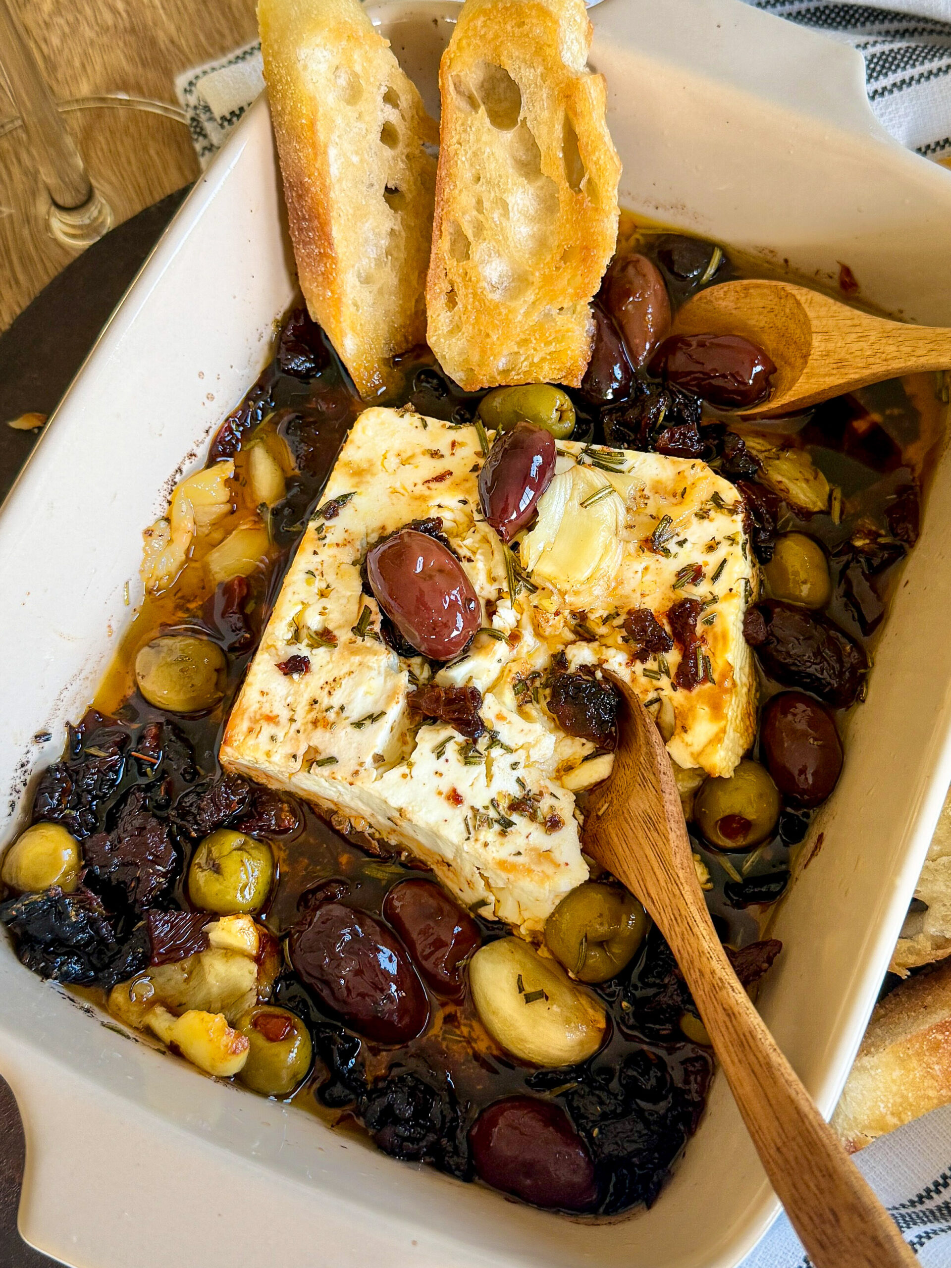 Mediterranean Baked Feta Appetizer